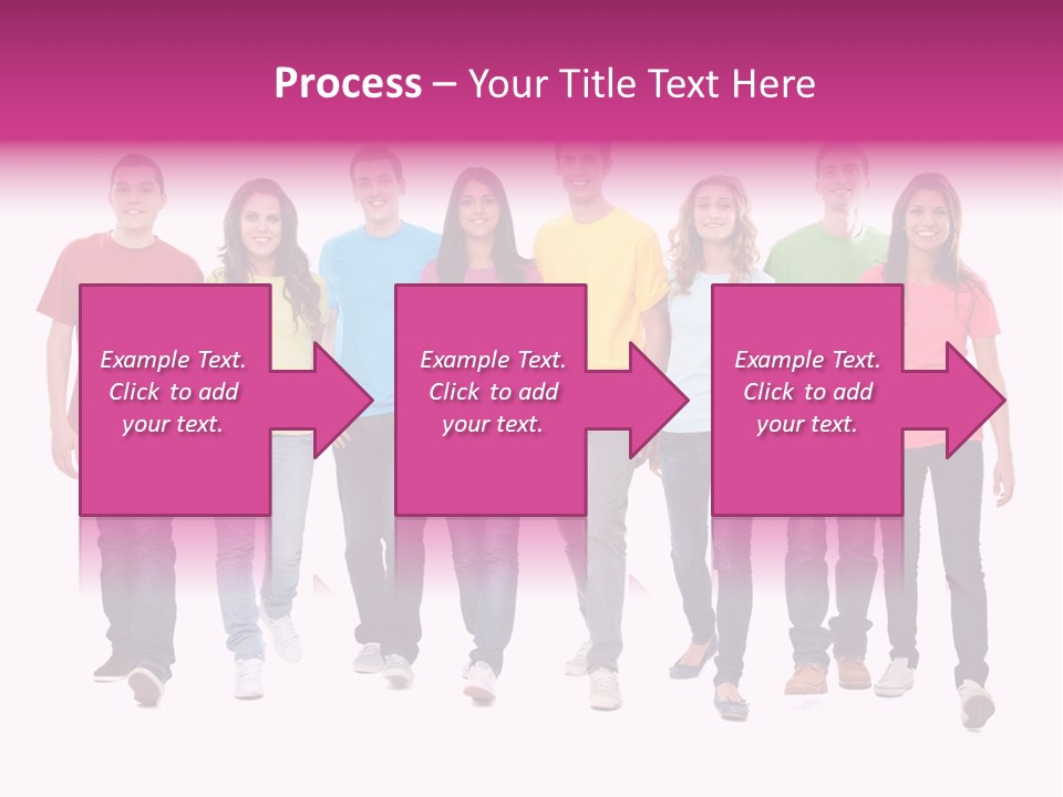 Woman Female Group PowerPoint Template