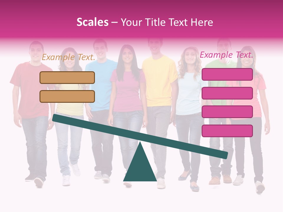 Woman Female Group PowerPoint Template