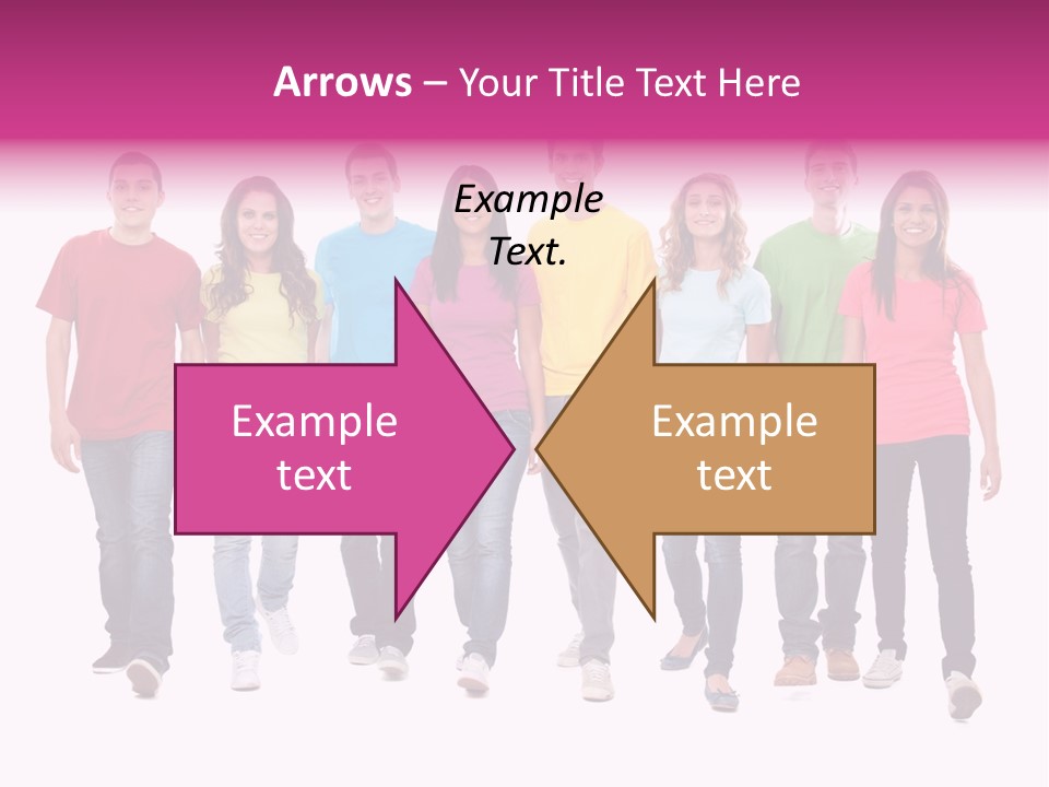 Woman Female Group PowerPoint Template