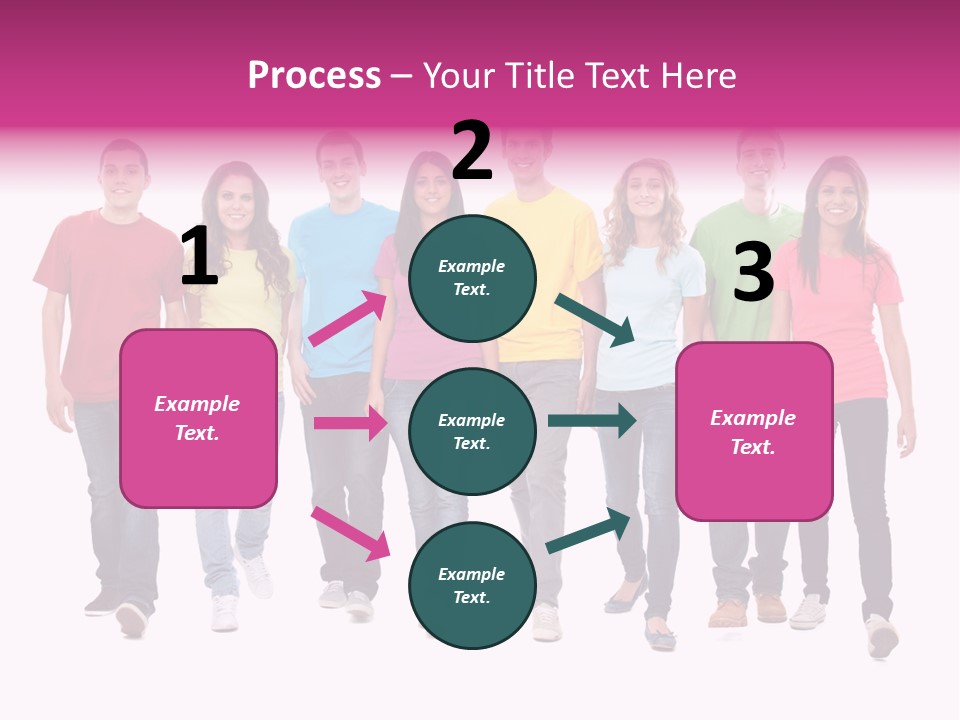Woman Female Group PowerPoint Template