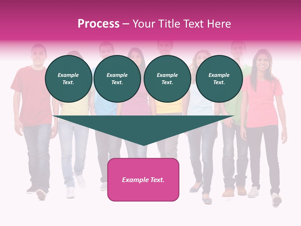 Woman Female Group PowerPoint Template