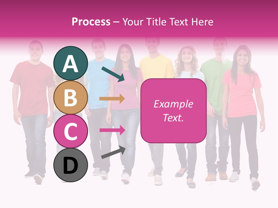 Woman Female Group PowerPoint Template