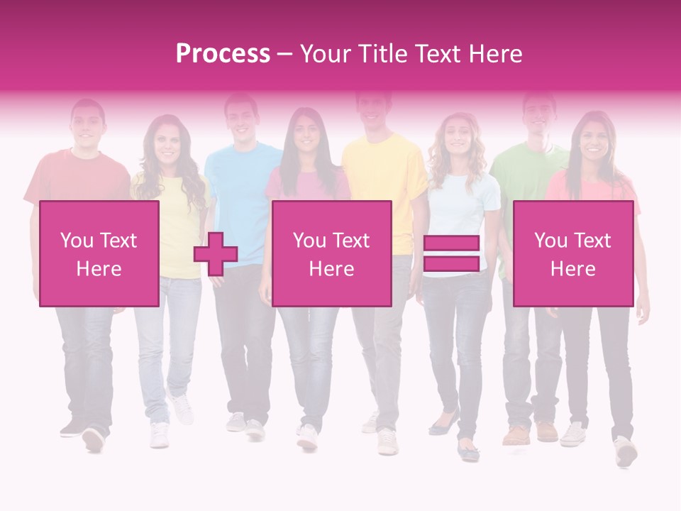 Woman Female Group PowerPoint Template