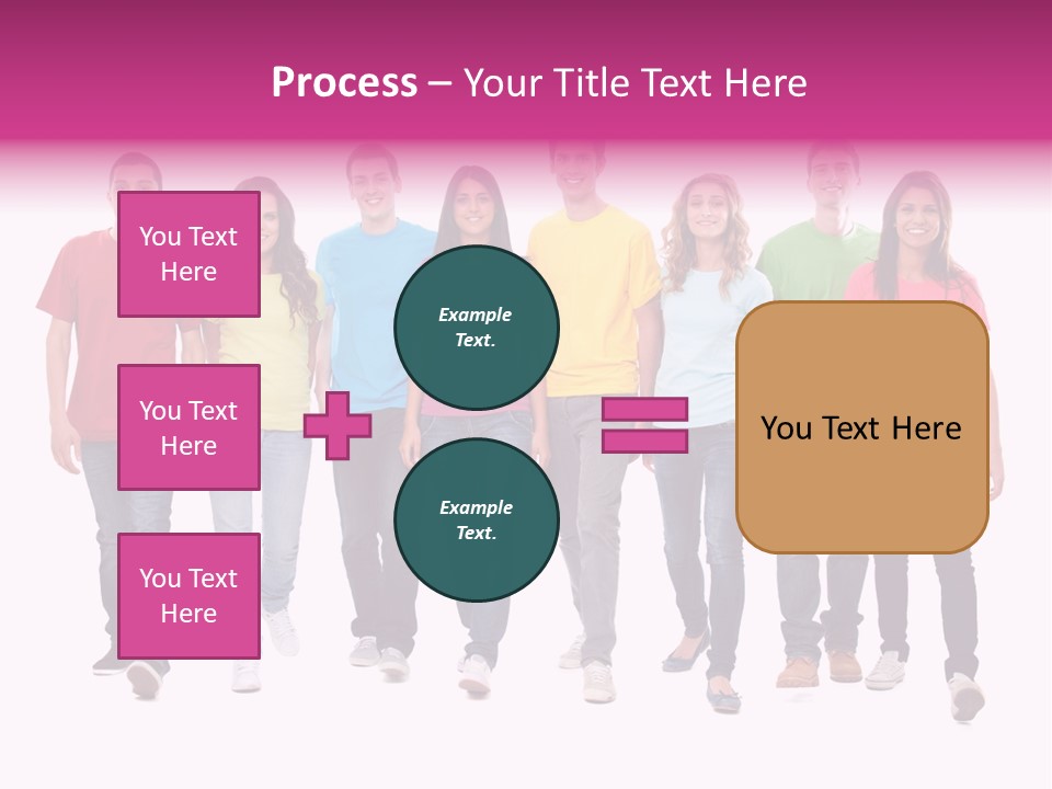 Woman Female Group PowerPoint Template