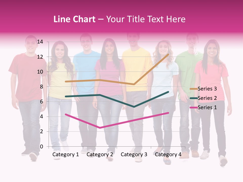 Woman Female Group PowerPoint Template
