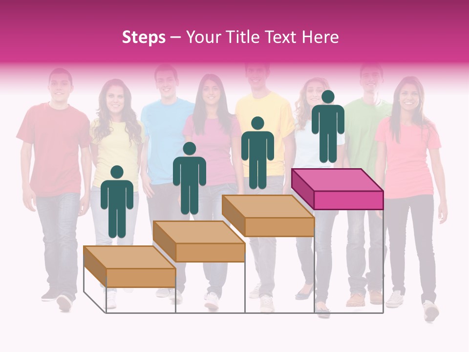 Woman Female Group PowerPoint Template