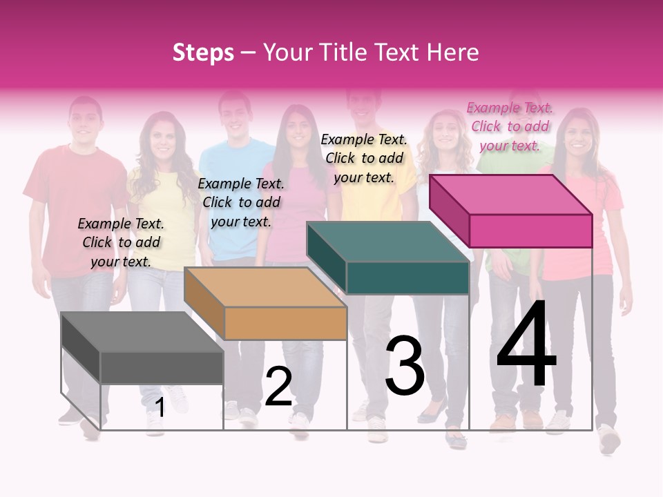 Woman Female Group PowerPoint Template