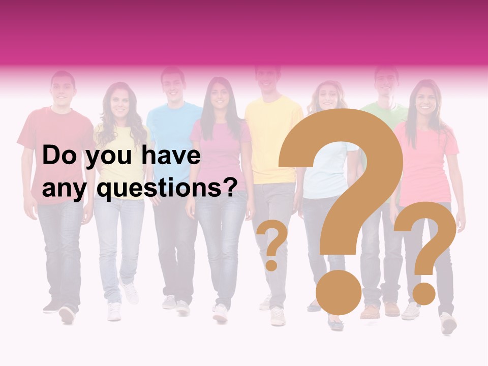 Woman Female Group PowerPoint Template