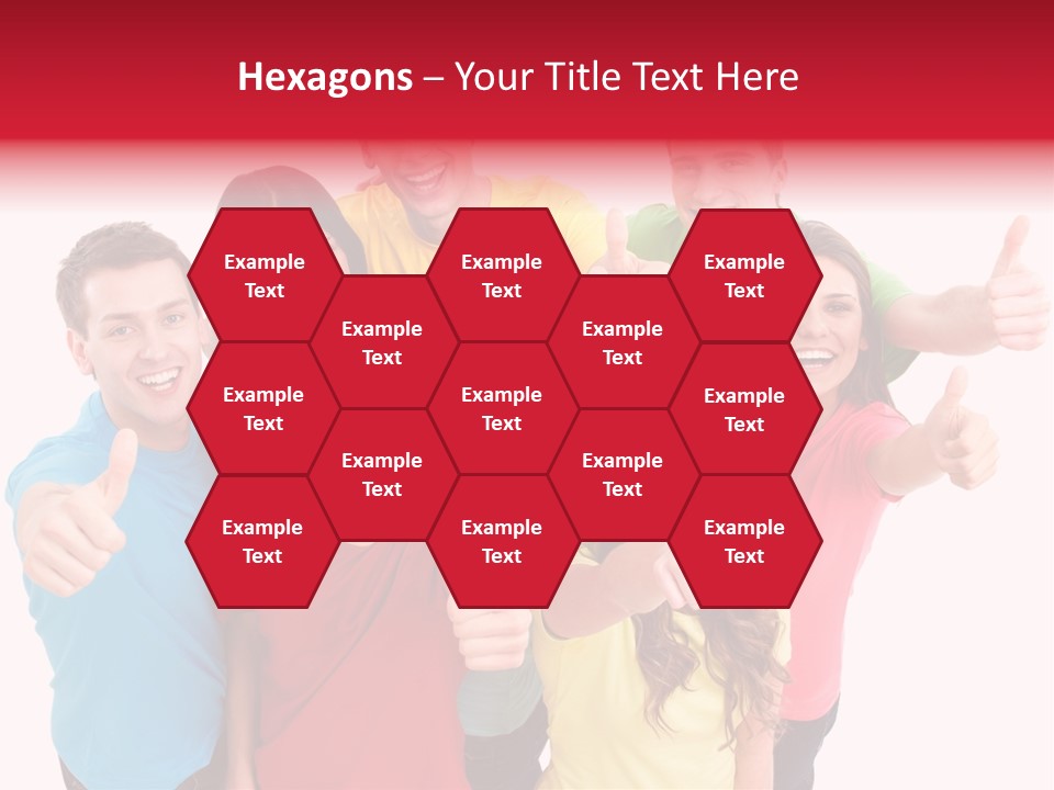 Hand Unity Smile PowerPoint Template