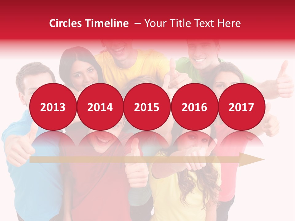 Hand Unity Smile PowerPoint Template