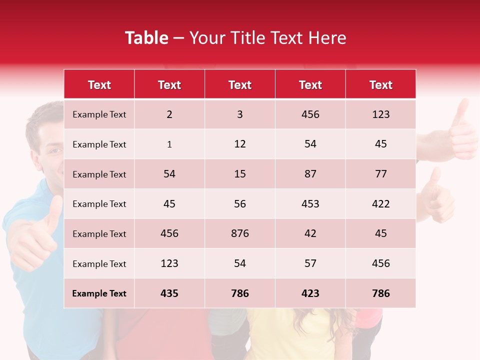 Hand Unity Smile PowerPoint Template