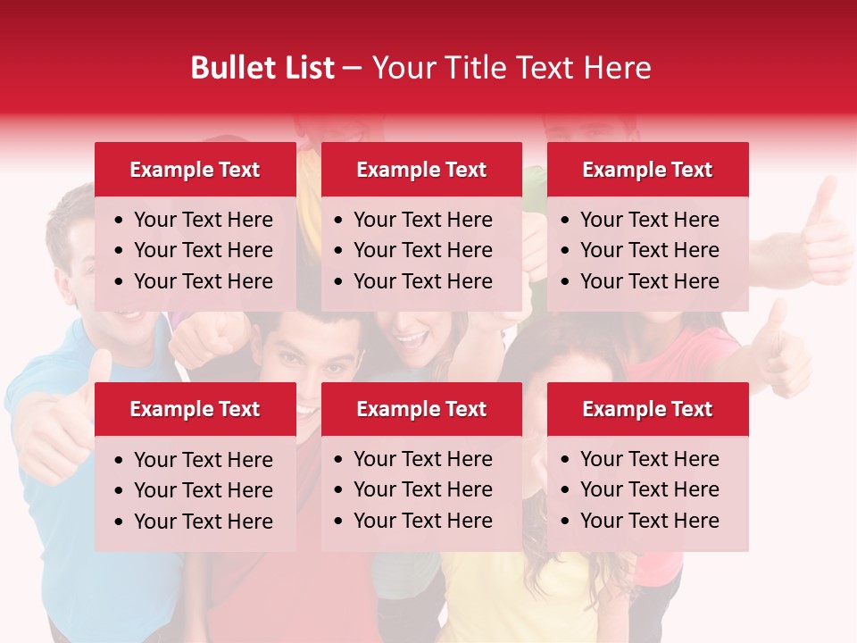 Hand Unity Smile PowerPoint Template