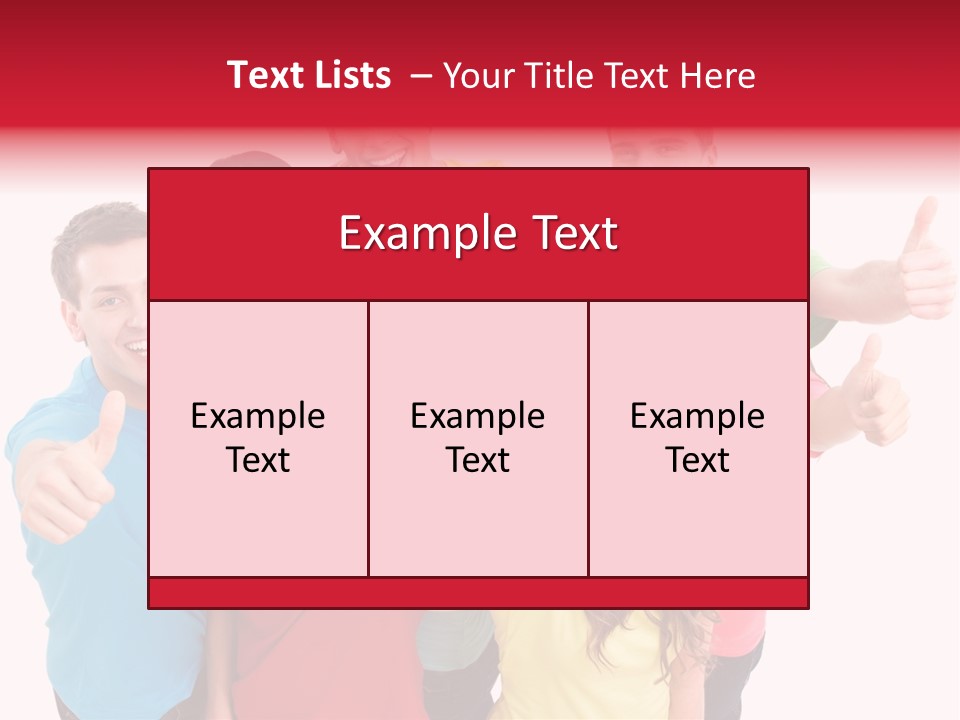 Hand Unity Smile PowerPoint Template