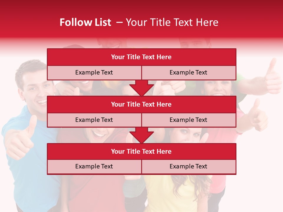 Hand Unity Smile PowerPoint Template