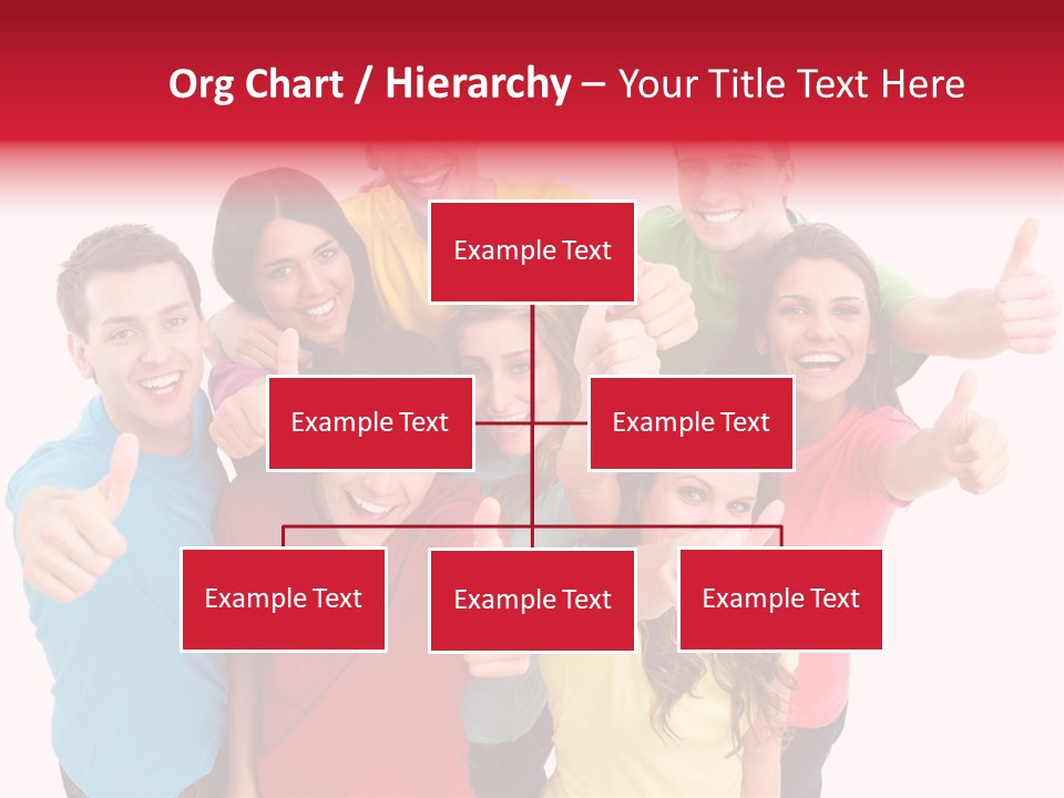 Hand Unity Smile PowerPoint Template