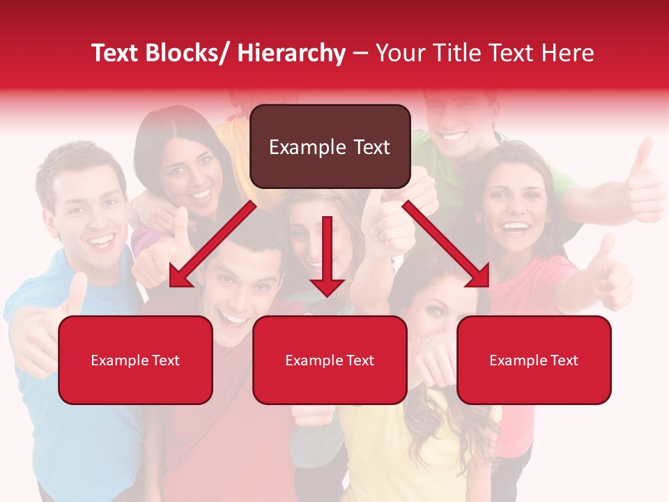 Hand Unity Smile PowerPoint Template