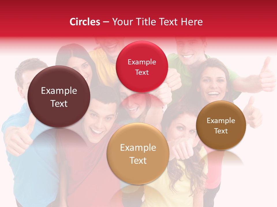 Hand Unity Smile PowerPoint Template