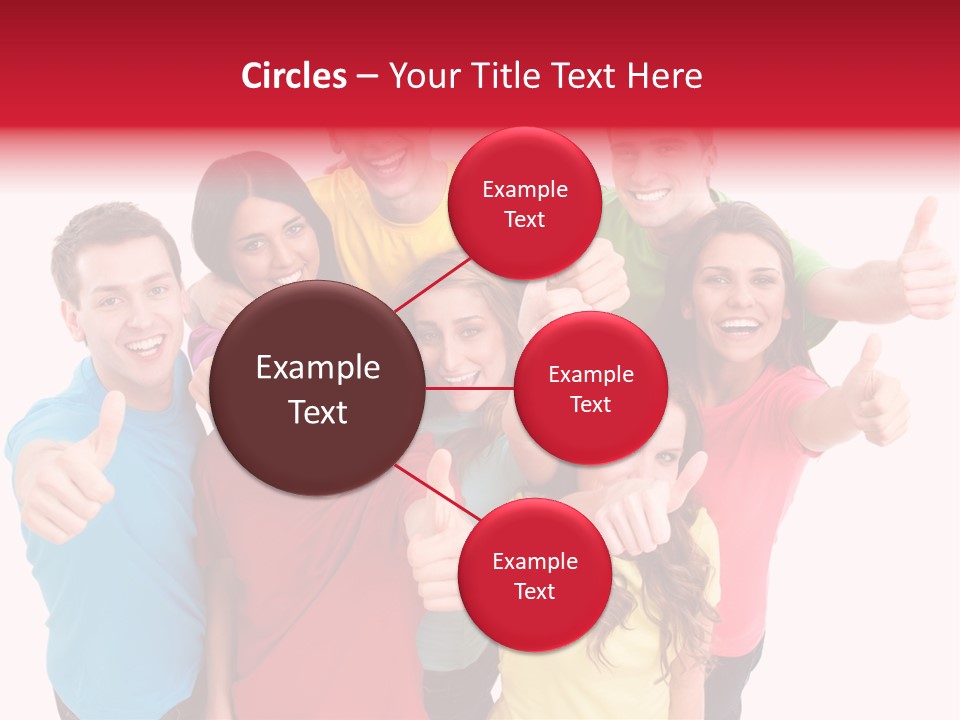 Hand Unity Smile PowerPoint Template