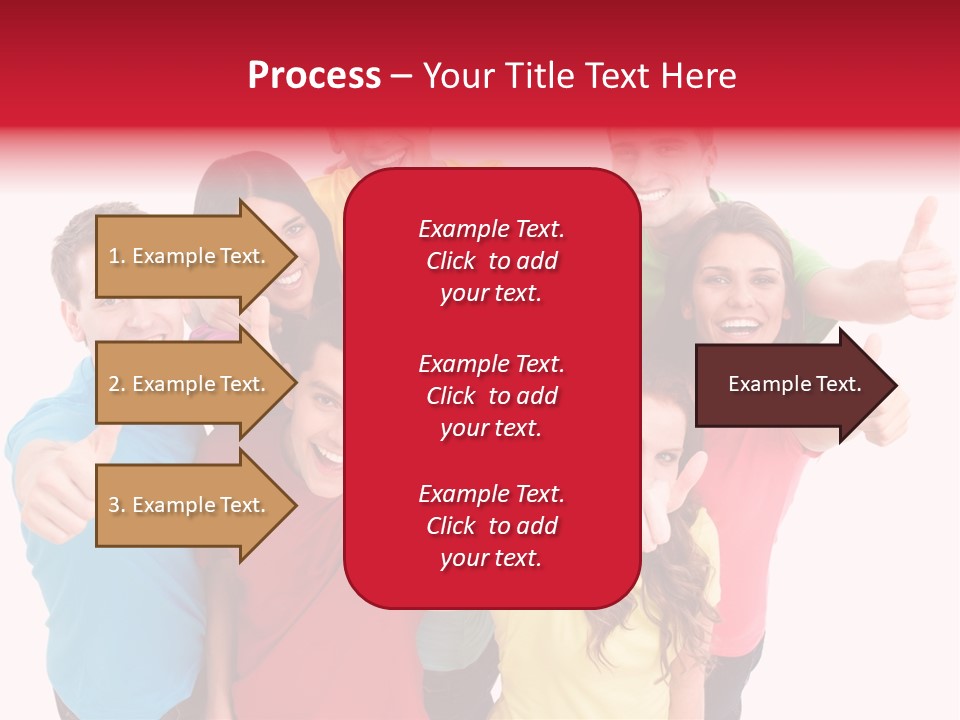 Hand Unity Smile PowerPoint Template
