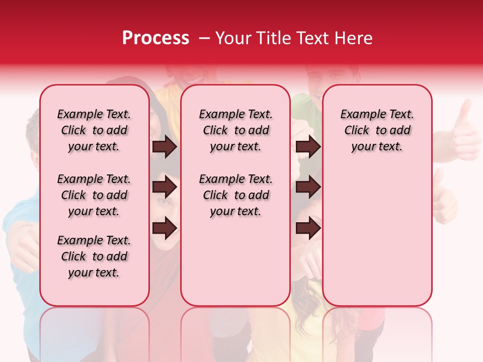 Hand Unity Smile PowerPoint Template