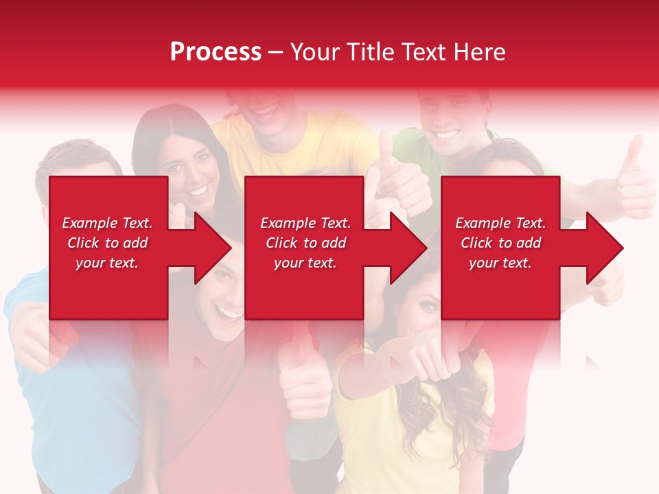 Hand Unity Smile PowerPoint Template