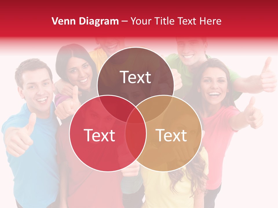 Hand Unity Smile PowerPoint Template