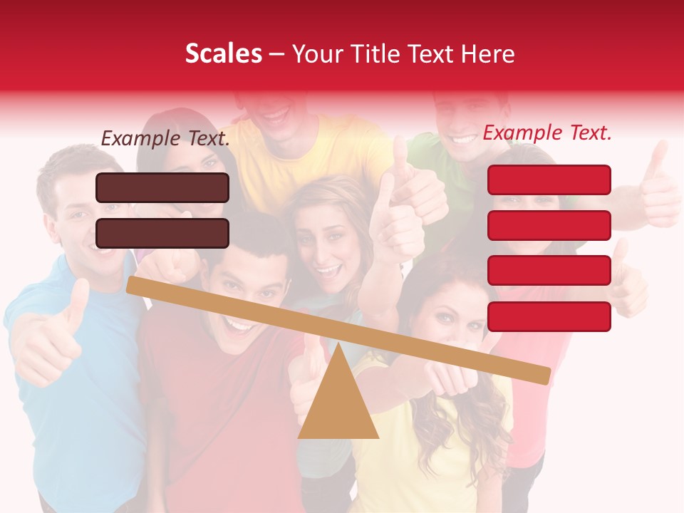 Hand Unity Smile PowerPoint Template