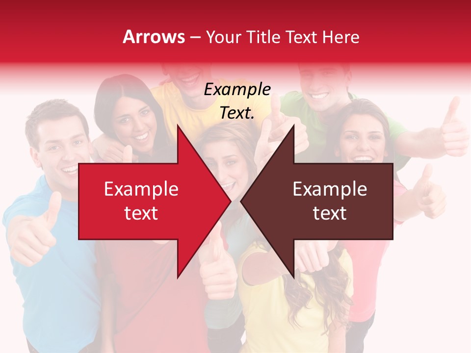 Hand Unity Smile PowerPoint Template