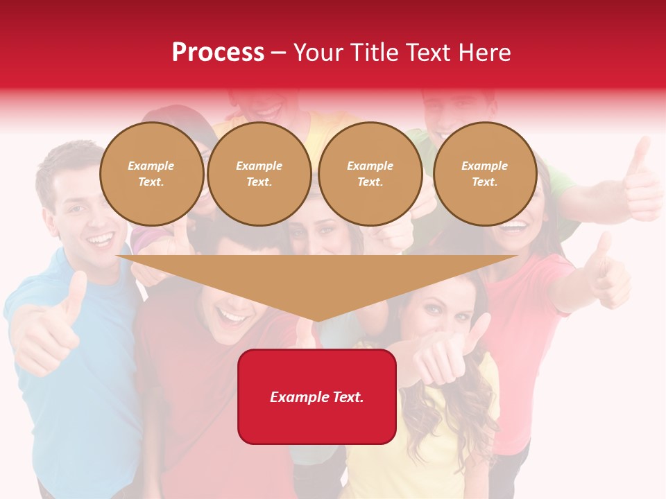 Hand Unity Smile PowerPoint Template