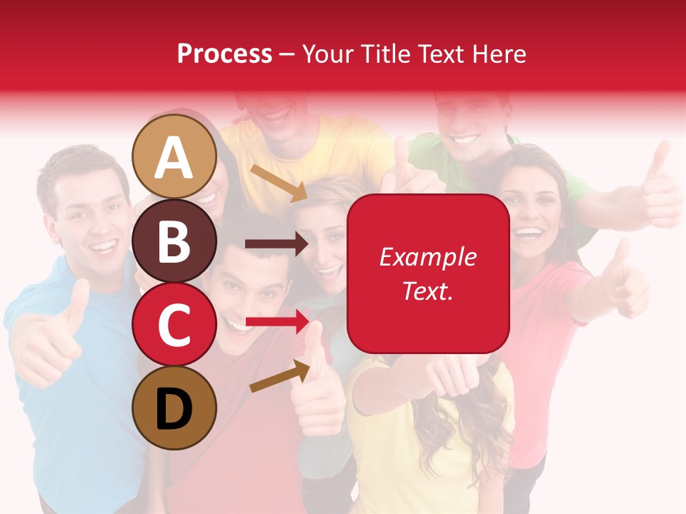 Hand Unity Smile PowerPoint Template