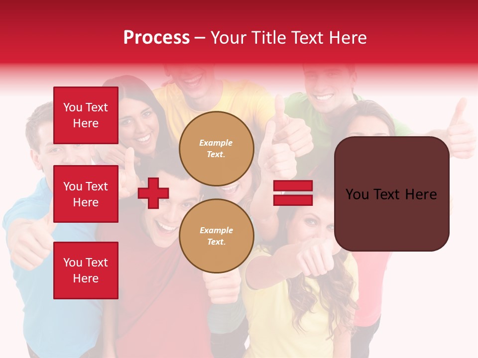 Hand Unity Smile PowerPoint Template