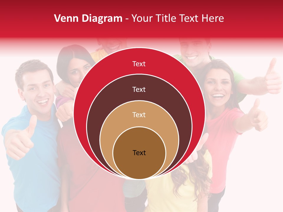 Hand Unity Smile PowerPoint Template