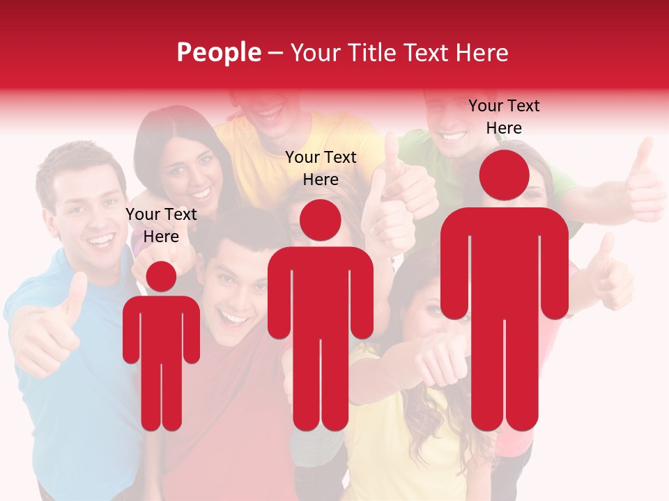 Hand Unity Smile PowerPoint Template