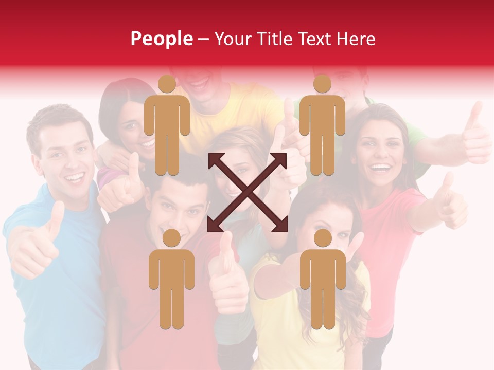 Hand Unity Smile PowerPoint Template