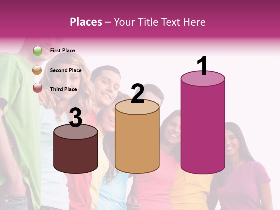 Relax Joyful Teen PowerPoint Template