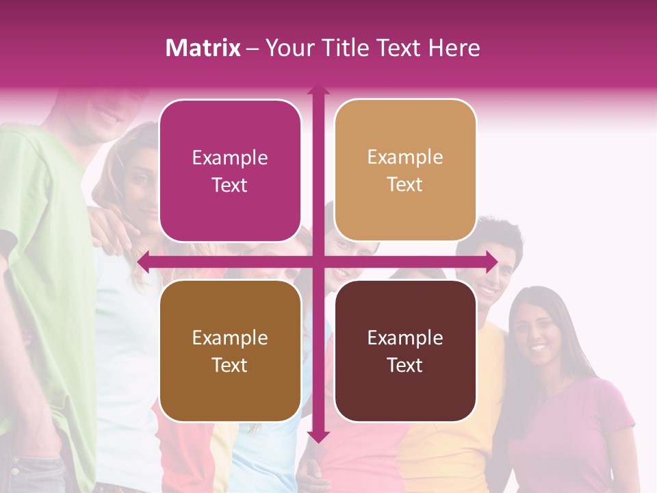 Relax Joyful Teen PowerPoint Template