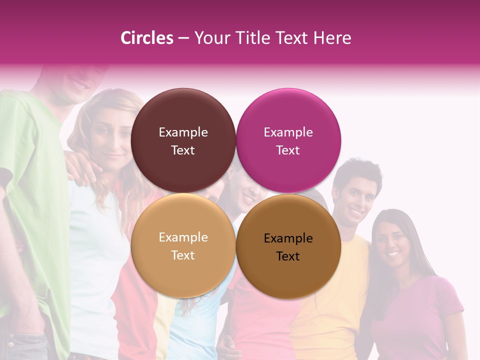 Relax Joyful Teen PowerPoint Template