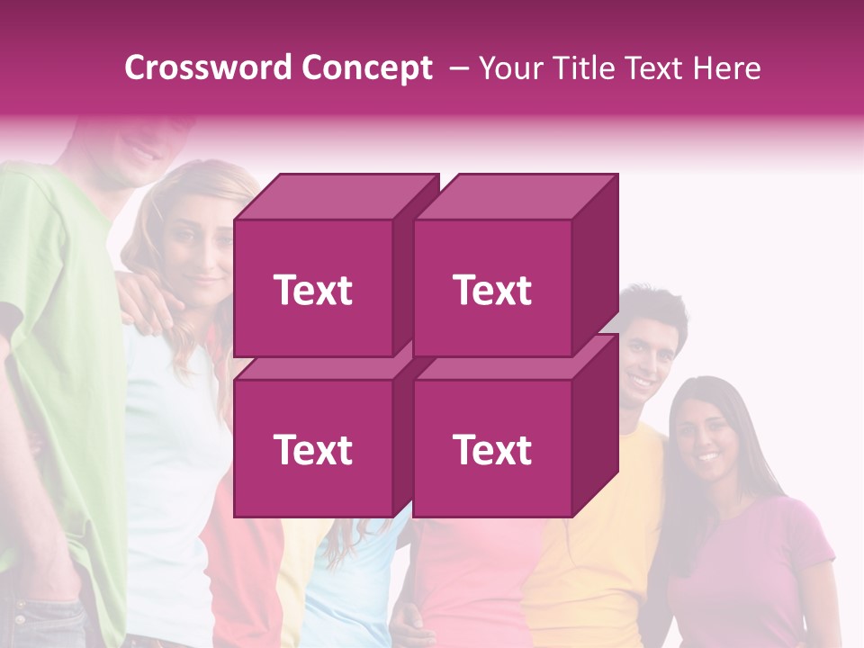 Relax Joyful Teen PowerPoint Template