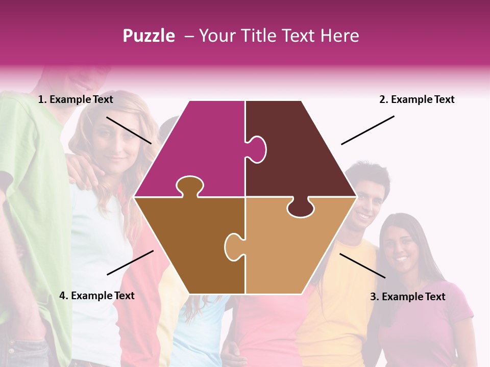 Relax Joyful Teen PowerPoint Template