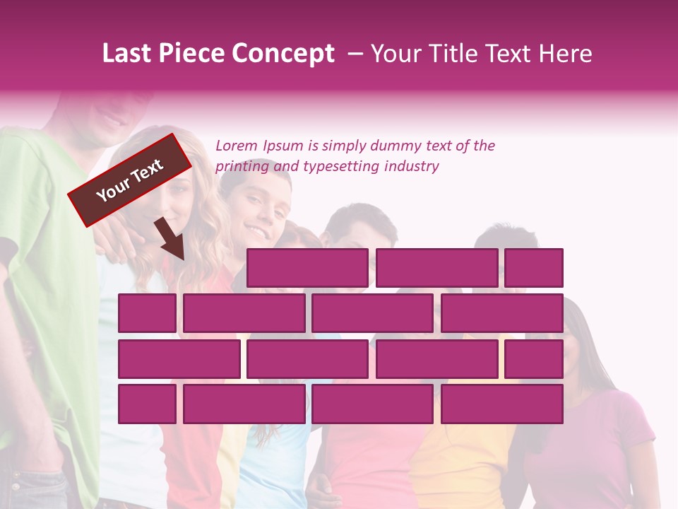 Relax Joyful Teen PowerPoint Template