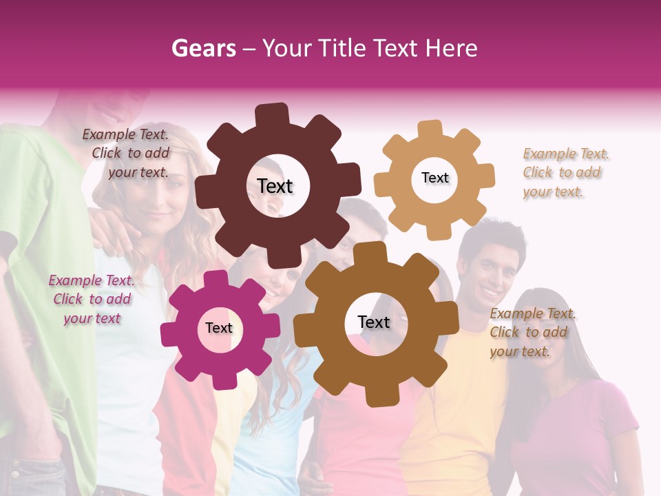 Relax Joyful Teen PowerPoint Template
