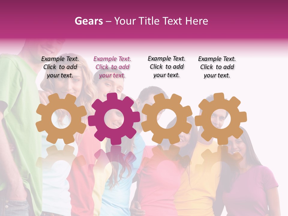 Relax Joyful Teen PowerPoint Template