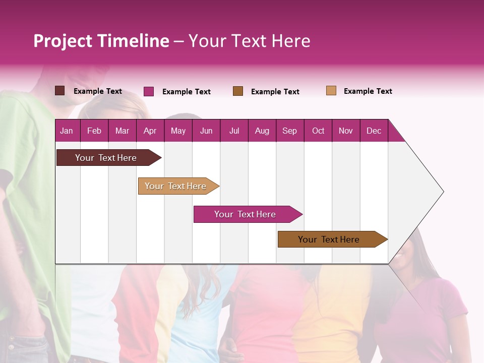 Relax Joyful Teen PowerPoint Template