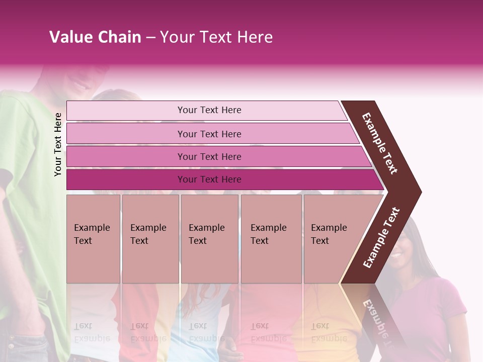 Relax Joyful Teen PowerPoint Template