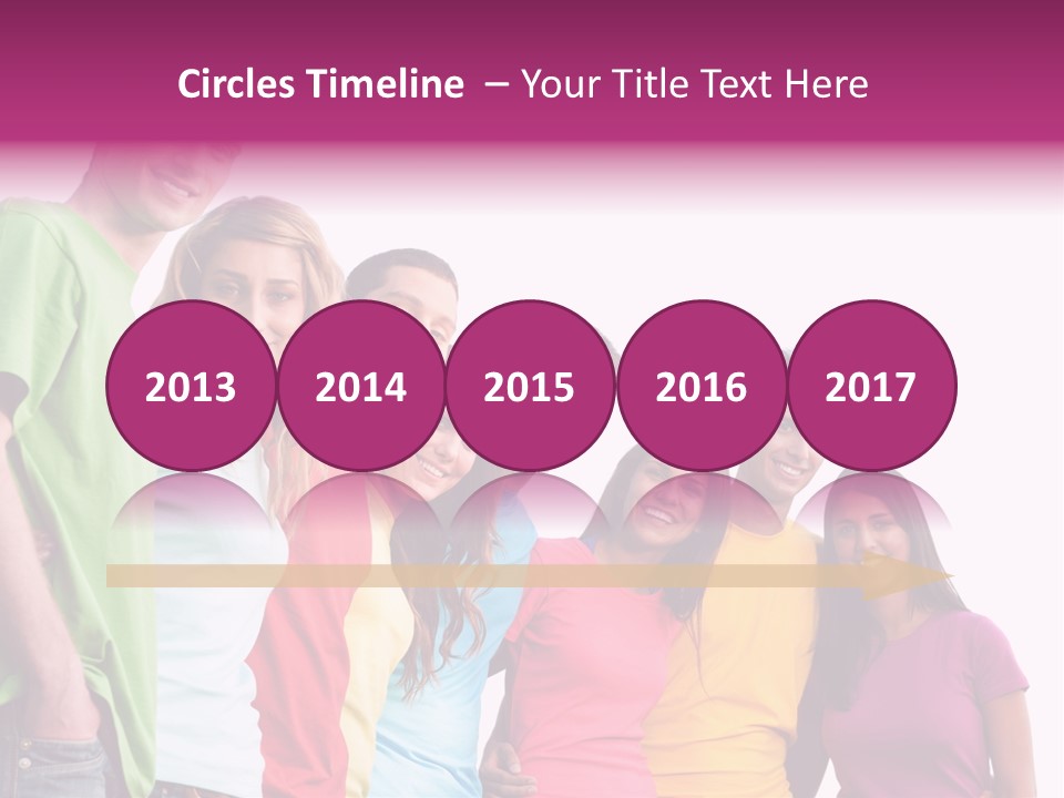 Relax Joyful Teen PowerPoint Template