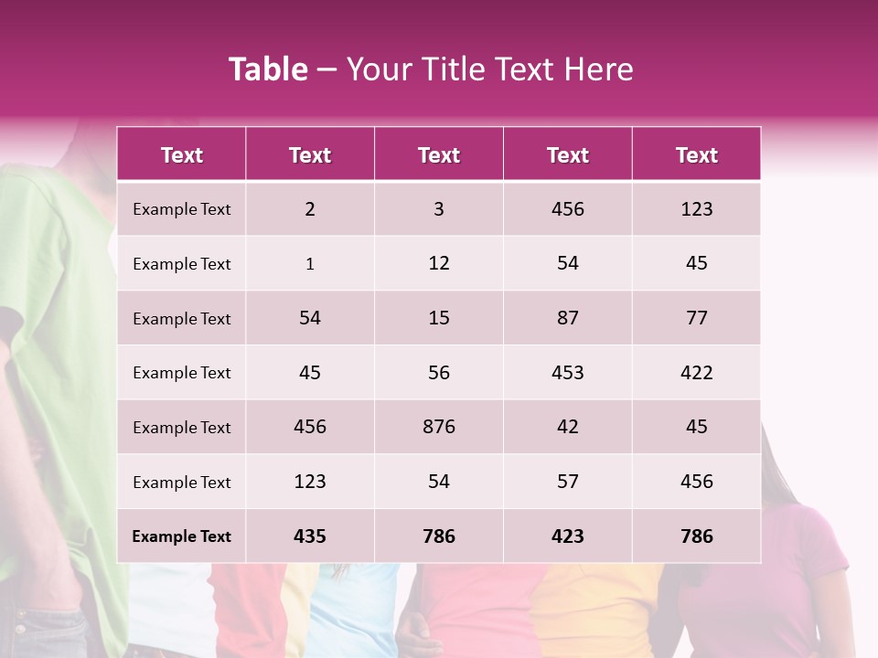 Relax Joyful Teen PowerPoint Template