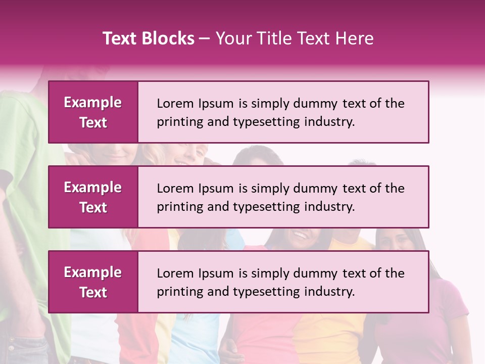Relax Joyful Teen PowerPoint Template