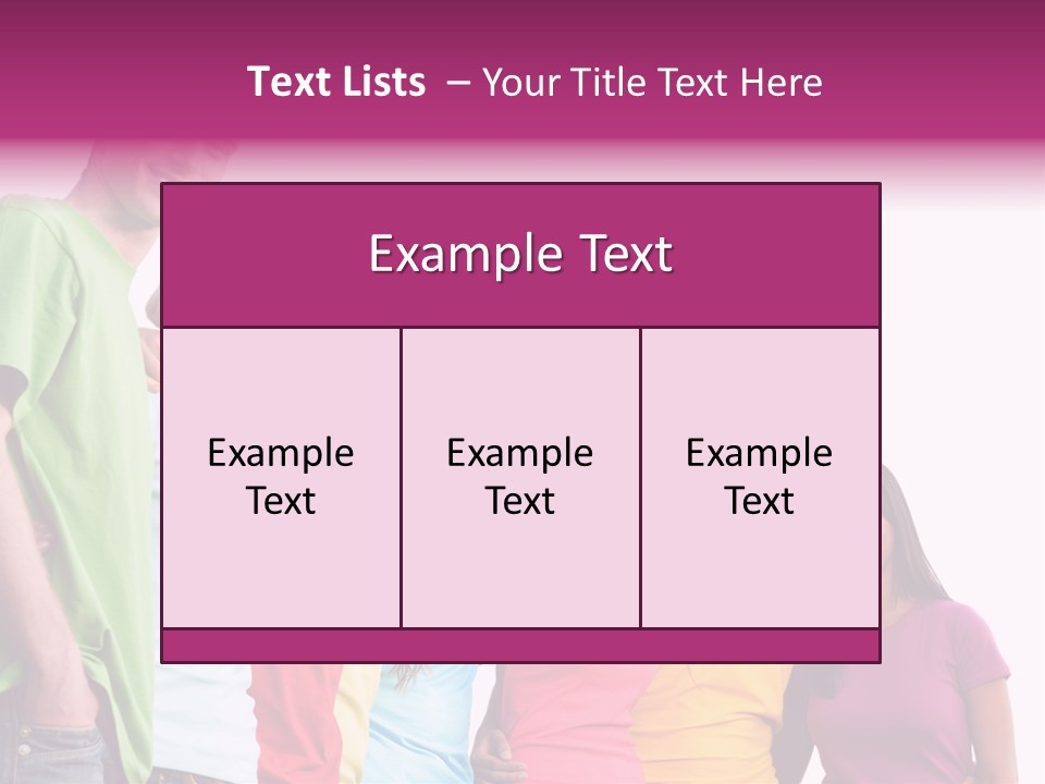 Relax Joyful Teen PowerPoint Template