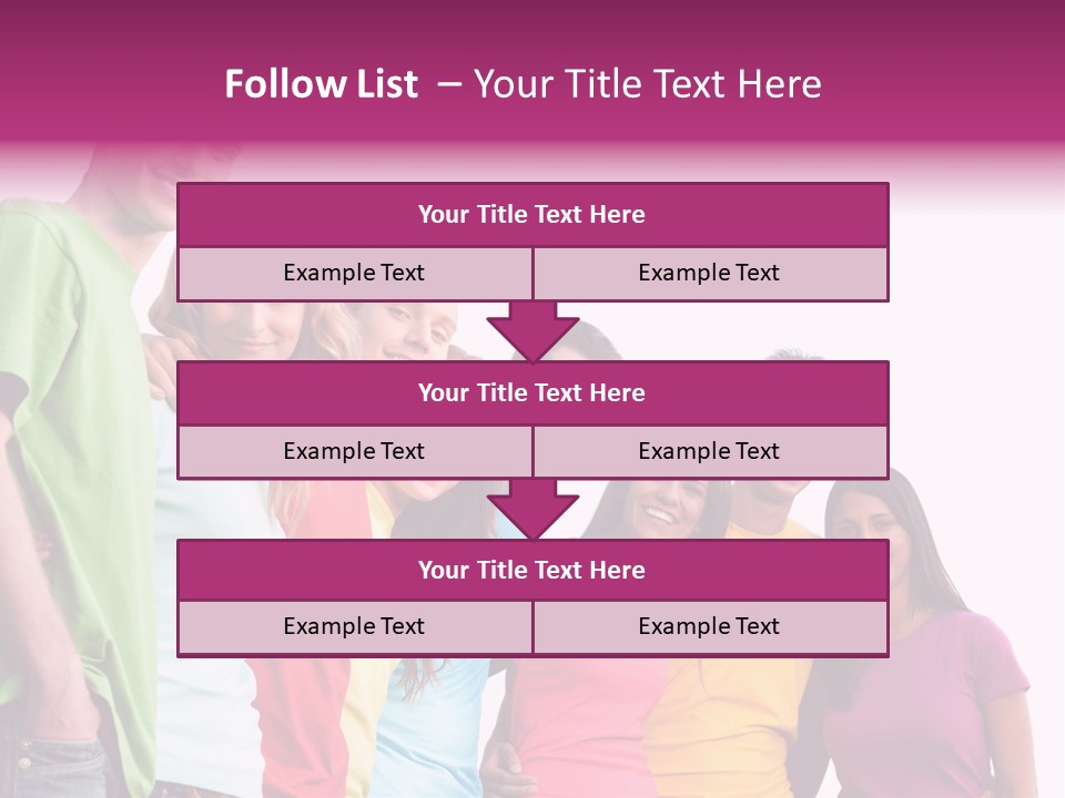 Relax Joyful Teen PowerPoint Template