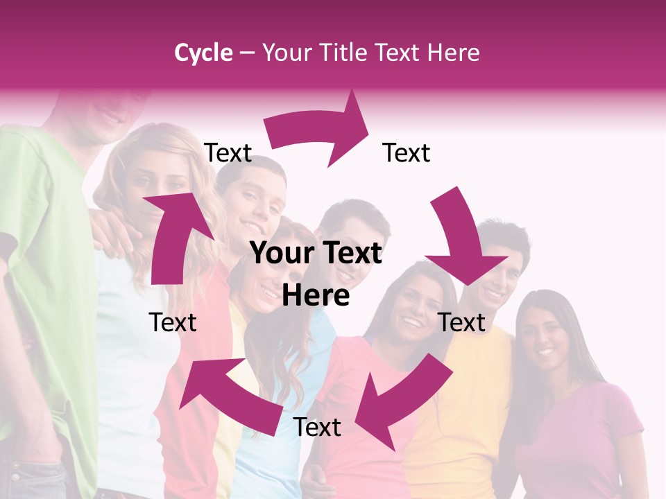 Relax Joyful Teen PowerPoint Template